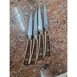 Vintage MCM Knife Set 4 Piece Regent Sheffield